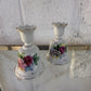 Pair Porcelain Bell Candleholders
