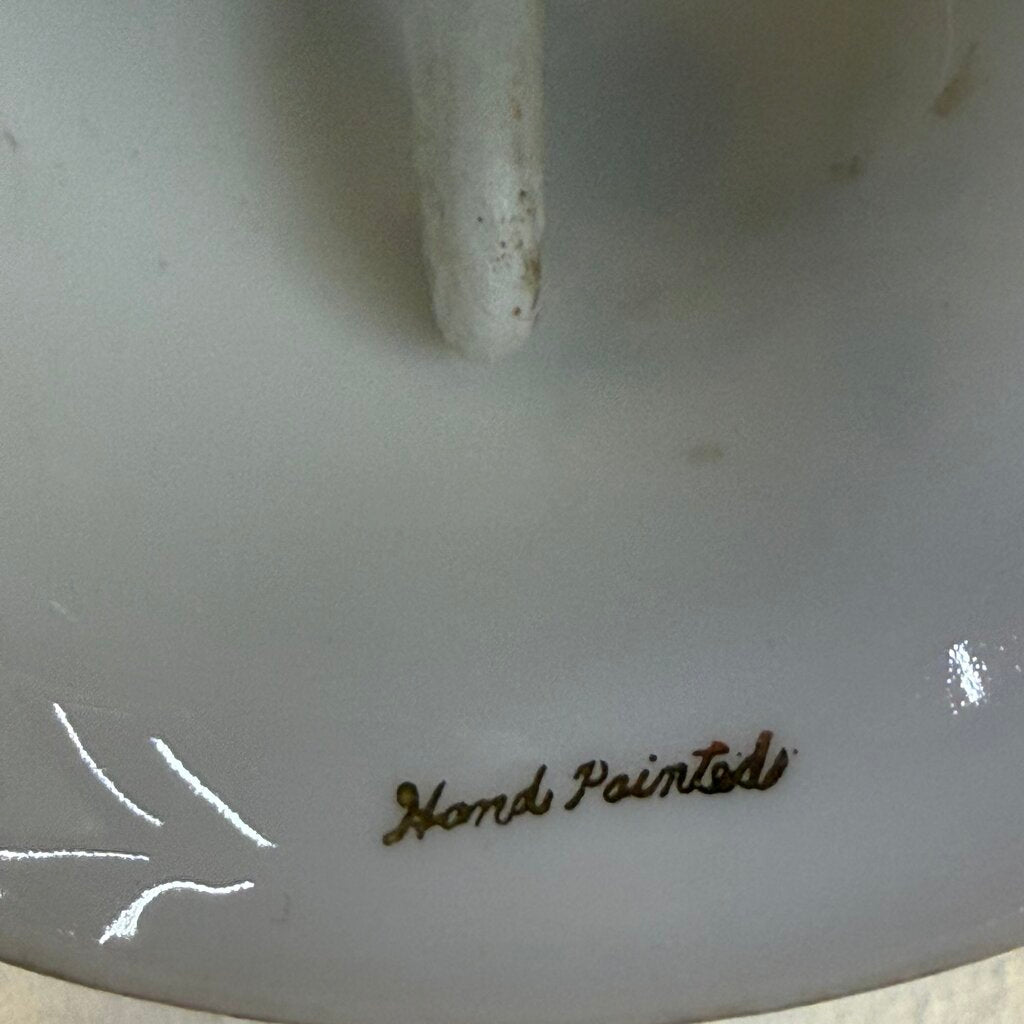 Pair Porcelain Bell Candleholders