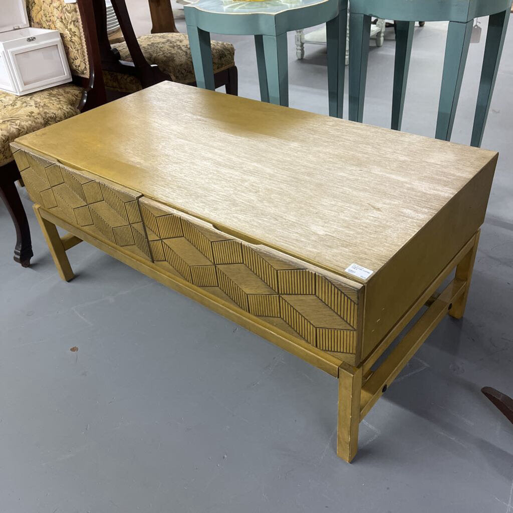2 DRAWER COFFEE TABLE