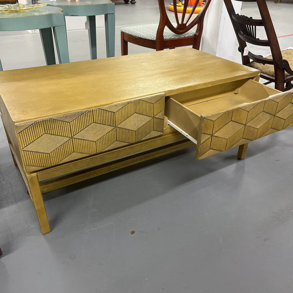 2 DRAWER COFFEE TABLE