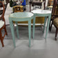 HAND-PAINTED ACCENT TABLES (SET OF 2)