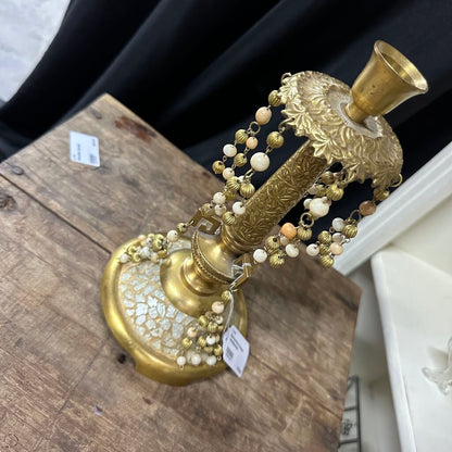 Decorative brass candlestick
