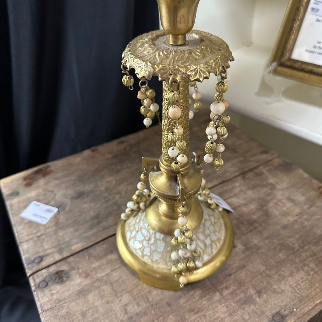 Decorative brass candlestick