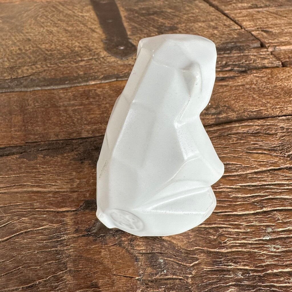 WHITE POTTERY MONKEY