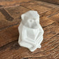 WHITE POTTERY MONKEY
