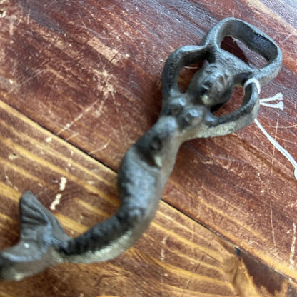 CAST IRON MERMAID BOTTLE OPENER