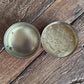 Vtg Round Red Makeup/Trinket Tin