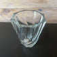 SHORT MIKASA CRYSTAL SWIRL VASE