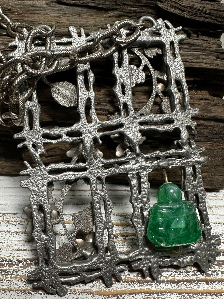 VTG LG CAGED BUDDAH NECKLACE