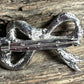 VTG SILVERTONE RHINESTONE BROOCH