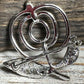 VTG SARAH COVENTRY SILVERTONE APPLE BROOCH