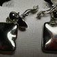 NEW OLD STOCK EVA GRAHAM SILVERISH EARRINGS