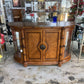 Bow Front Sideboard w/Glass Doors