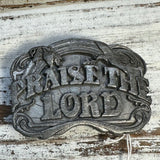 Praise the Lord Pewter Belt Buckle