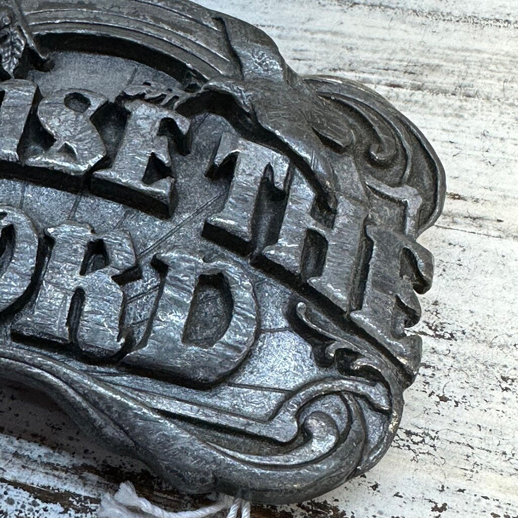 Praise the Lord Pewter Belt Buckle