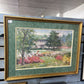 Signed Natural beauty Garden Scene Framed Art