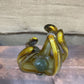Glass Swung Vase 5 Finger #210