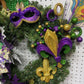 MARDI GRAS WREATH