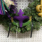 MARDI GRAS WREATH