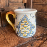 Large Pier One Earthenware Yellow Mug