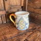 Large Pier One Earthenware Yellow Mug