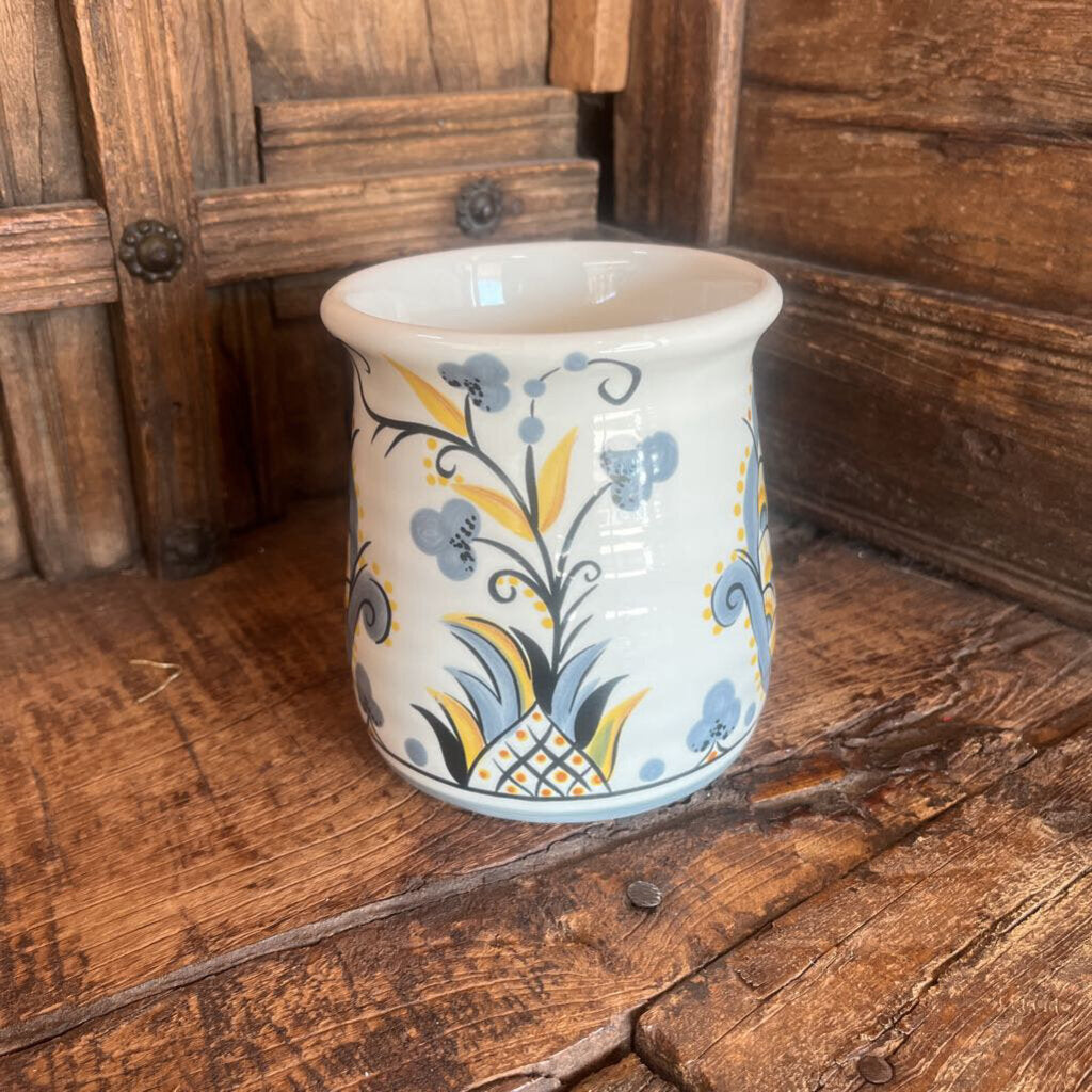 Large Pier One Earthenware Yellow Mug