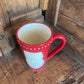 Hallmark Tall Red Snowman Christmas Mug