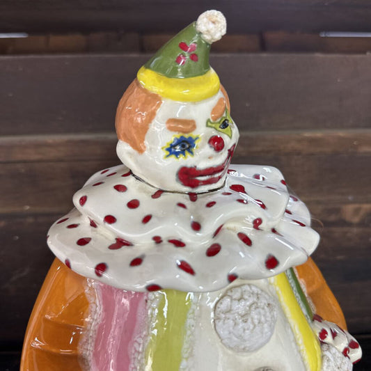 OLD CLOWN COOKIE JAR