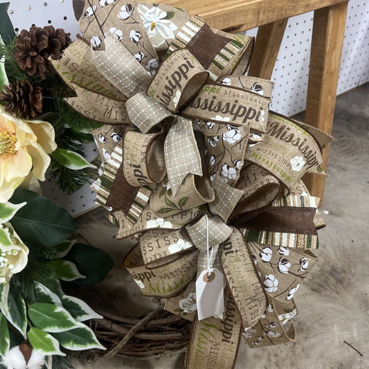 DOUBLE MAGNOLIA WREATH