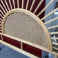 RATTAN "SUNRISE" HEADBOARD