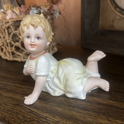 ANDREA LYING BABY FIGURINE. RARE FIND