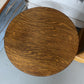 VINTAGE CAST IRON INDUSTRIAL STOOL / TABLE