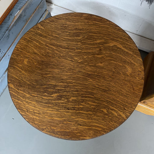 VINTAGE CAST IRON INDUSTRIAL STOOL / TABLE