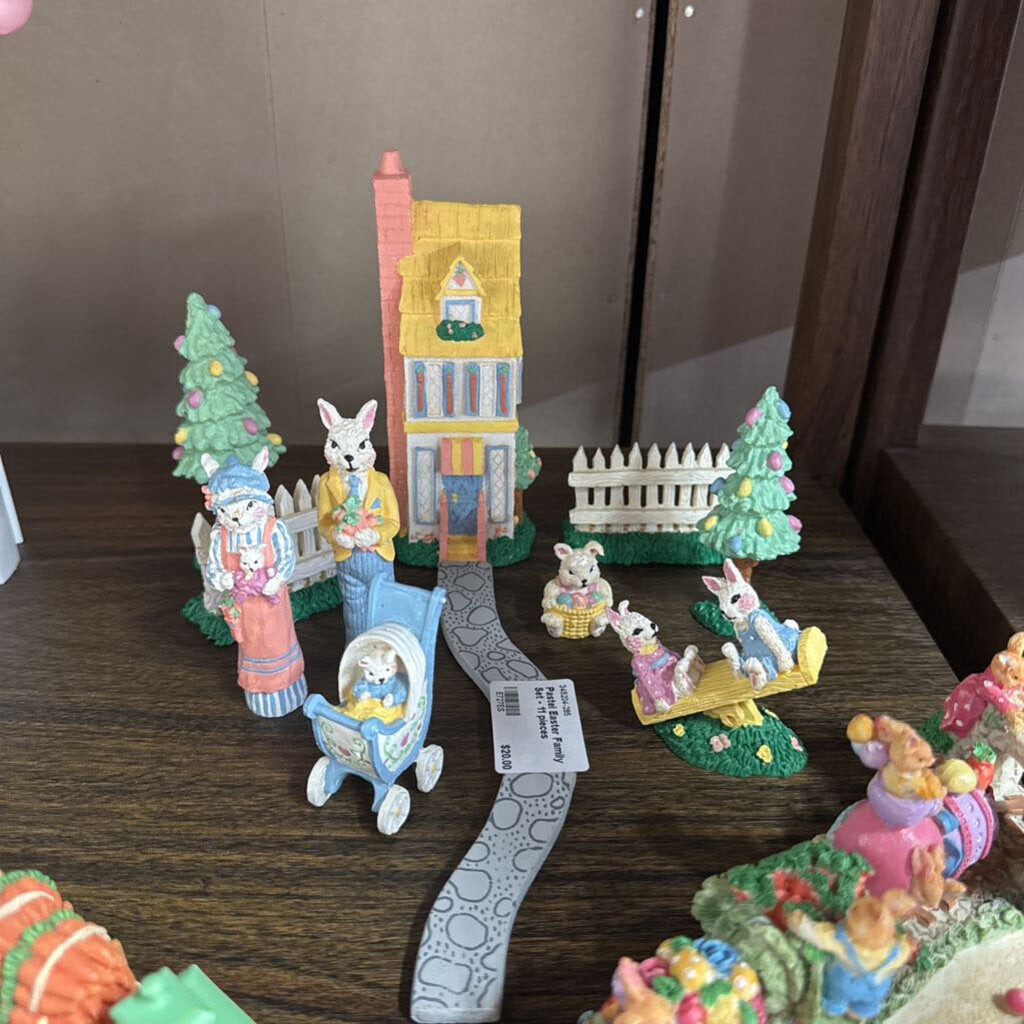 PASTEL EASTER FAMILY SET - 11 PIECES