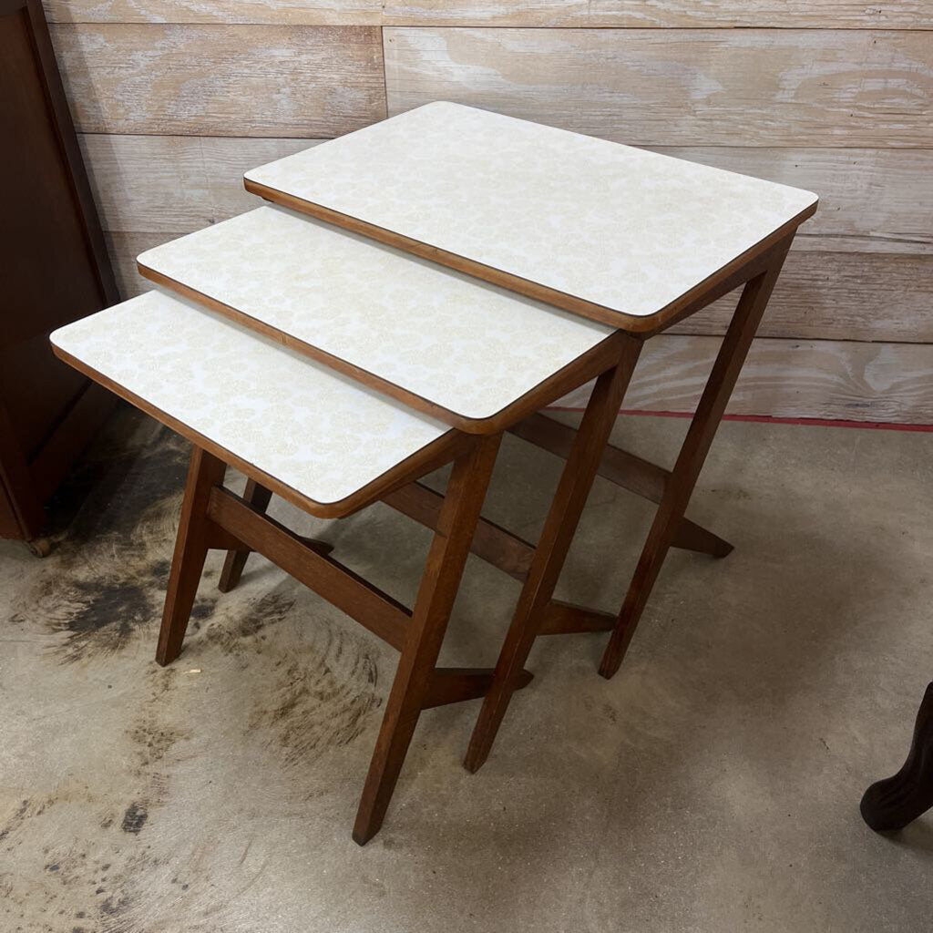 3pc MCM Nesting Tables Set