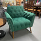 EMERALD GREEN ACCENT CHAIR