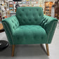 EMERALD GREEN ACCENT CHAIR