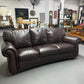Brown Leather Sofa