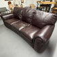 Brown Leather Sofa