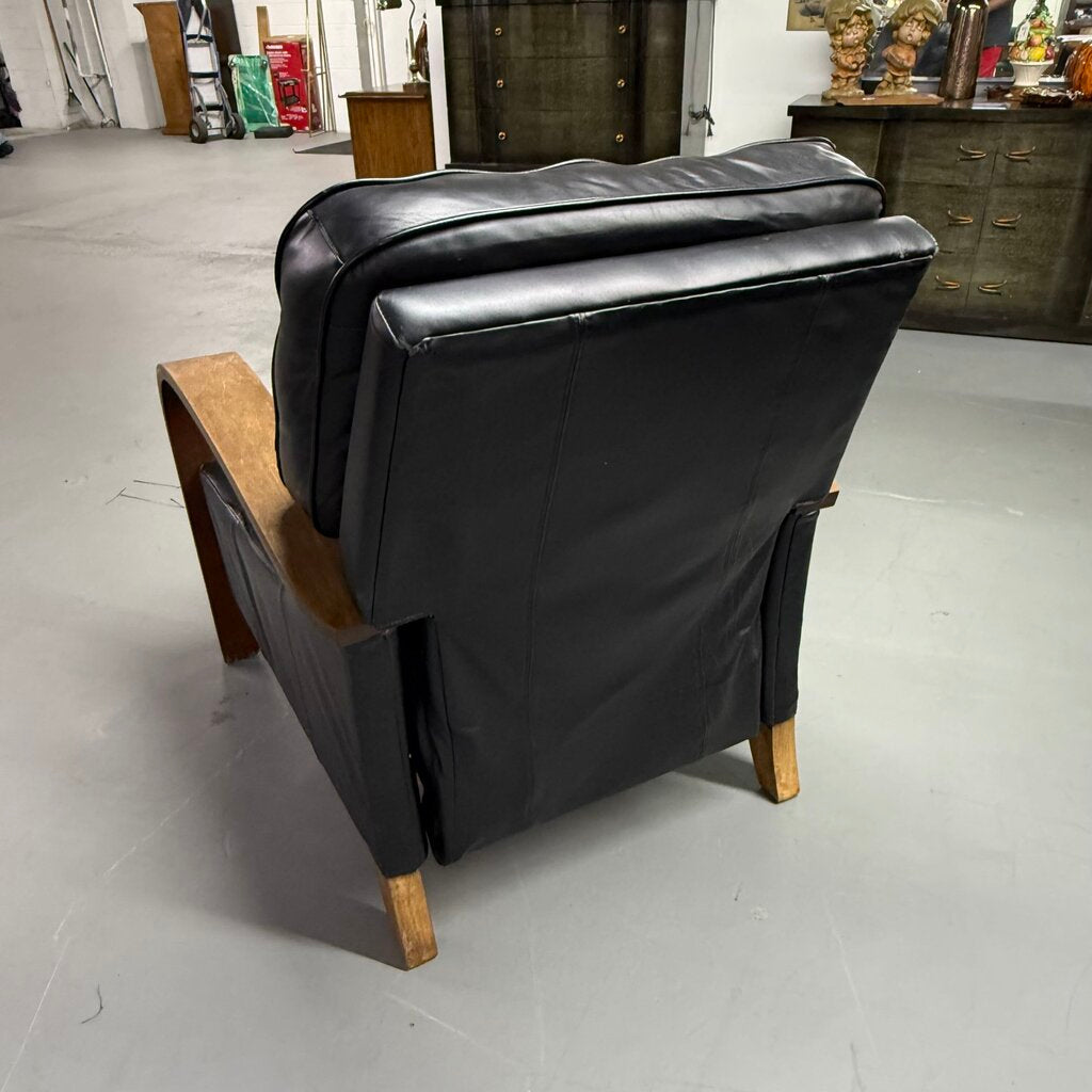 Laz Boy Black Leather Recliner