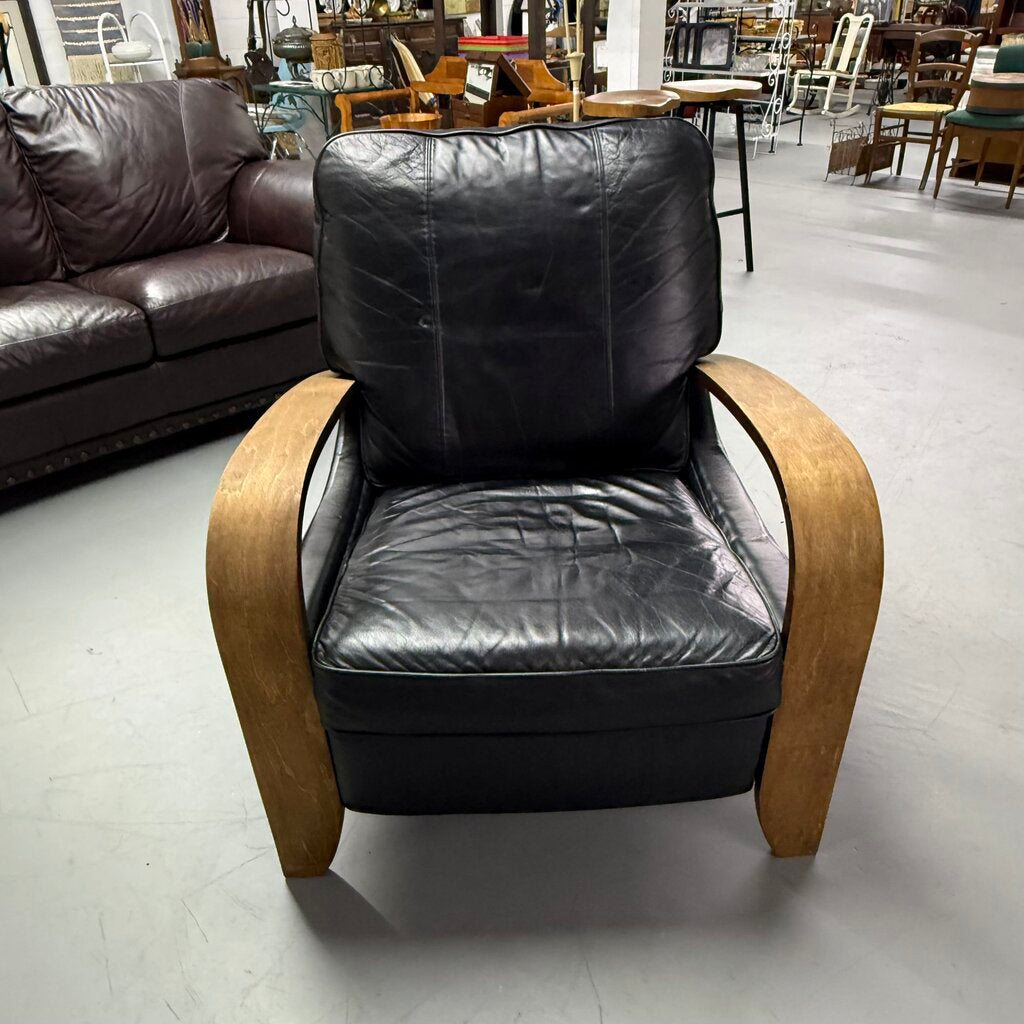 Laz Boy Black Leather Recliner