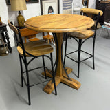 3 PC PIER 1 BRISTRO TABLE WITH STOOLS