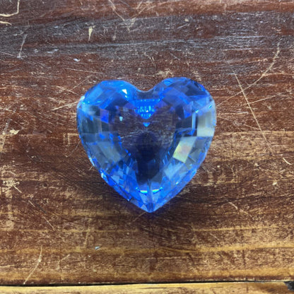 SWAROVSKI BLUE CRYSTAL HEART (1998)