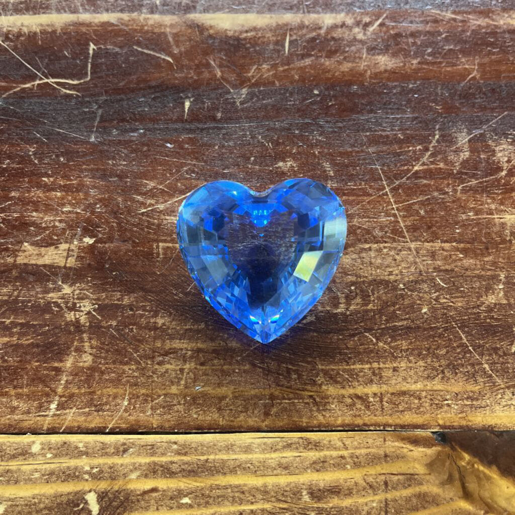 SWAROVSKI BLUE CRYSTAL HEART (1998)