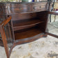 BOWFRONT BUFFET STONE TOP GLASS DOORS