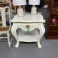 QUEEN ANNE STYLE XL SIDE TABLE W/ DRAWER