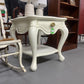QUEEN ANNE STYLE XL SIDE TABLE W/ DRAWER
