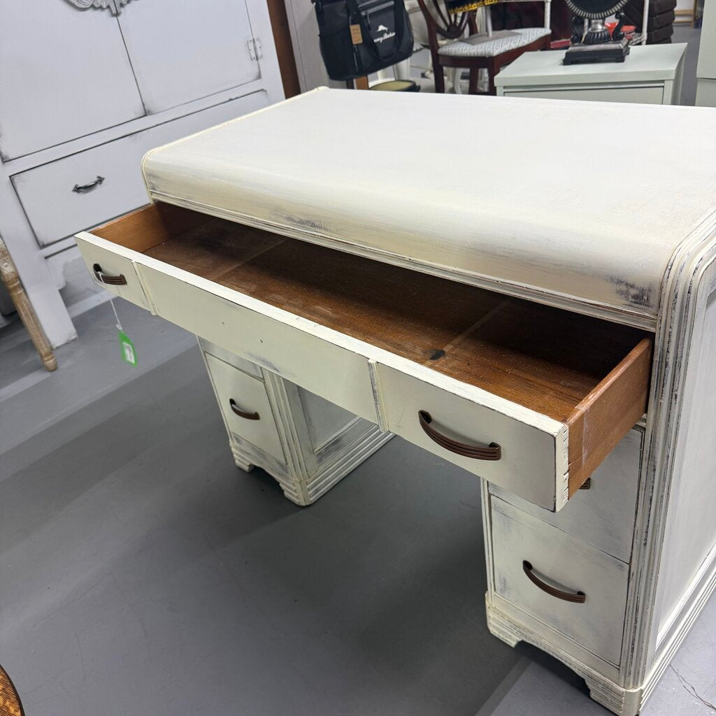 VINTAGE WATERFALL DESK / VANITY