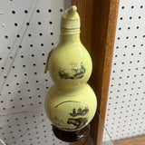 SANPIEN JIU ASIAN YELLOW DECANTER