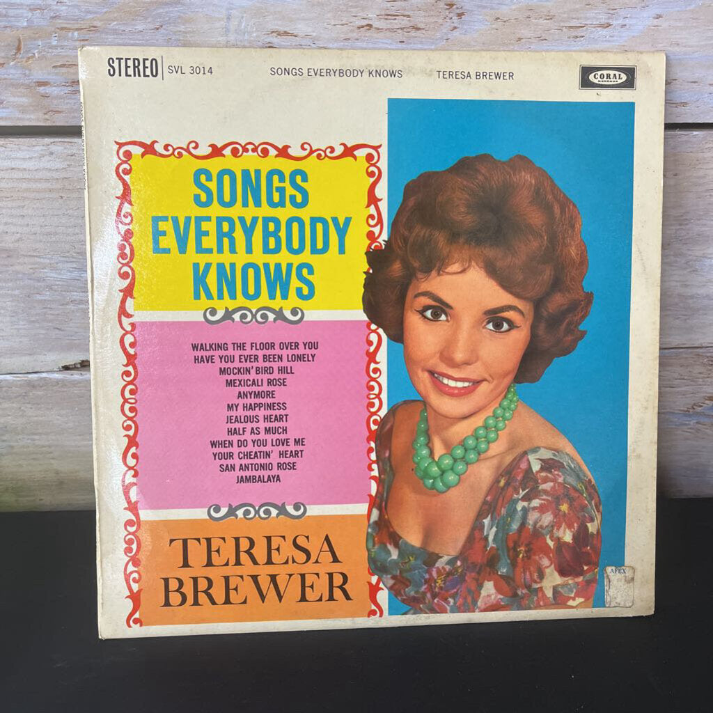 TERESA BREWER - SONGS EVERYBODY KNOWS